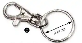 Porte-clés et mousqueton