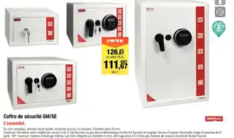 Plein ciel Coffre de sécurité SM/SE offre