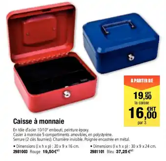 Caisse Ă monnaie