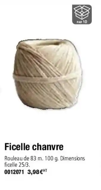 Ficelle chanvre