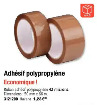 Plein ciel Adhésif polypropylène offre