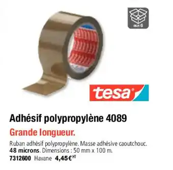 Adhésif polypropylène 4089
