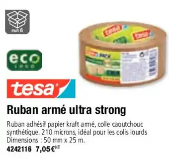Ruban armé ultra strong