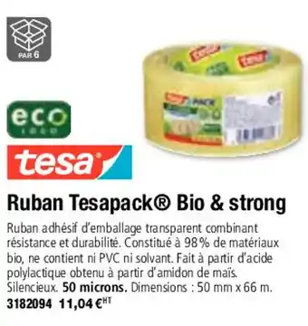 Ruban tesapack bio & strong