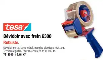 Plein ciel Dévidoir avec frein 6300 offre