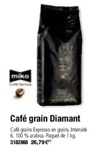 Plein ciel Café grain diamant offre