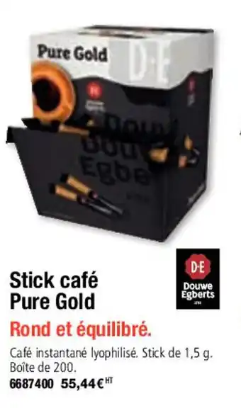 Plein ciel Stick café pure gold offre