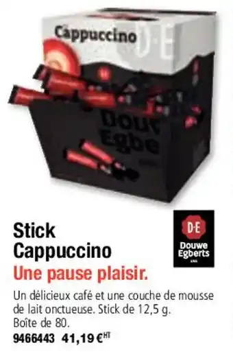 Stick cappuccino