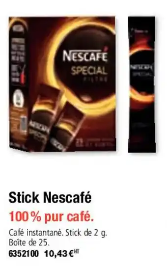 Stick nescafé