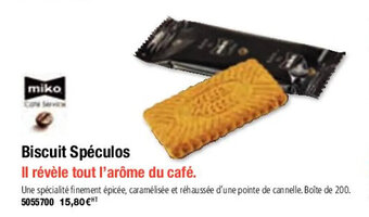 Plein ciel Biscuit spéculos offre