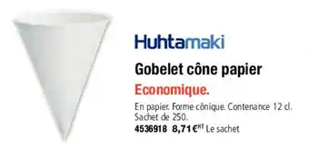 Gobelet cĂŽne papier
