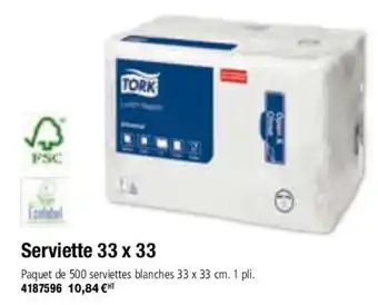Serviette 33 x 33