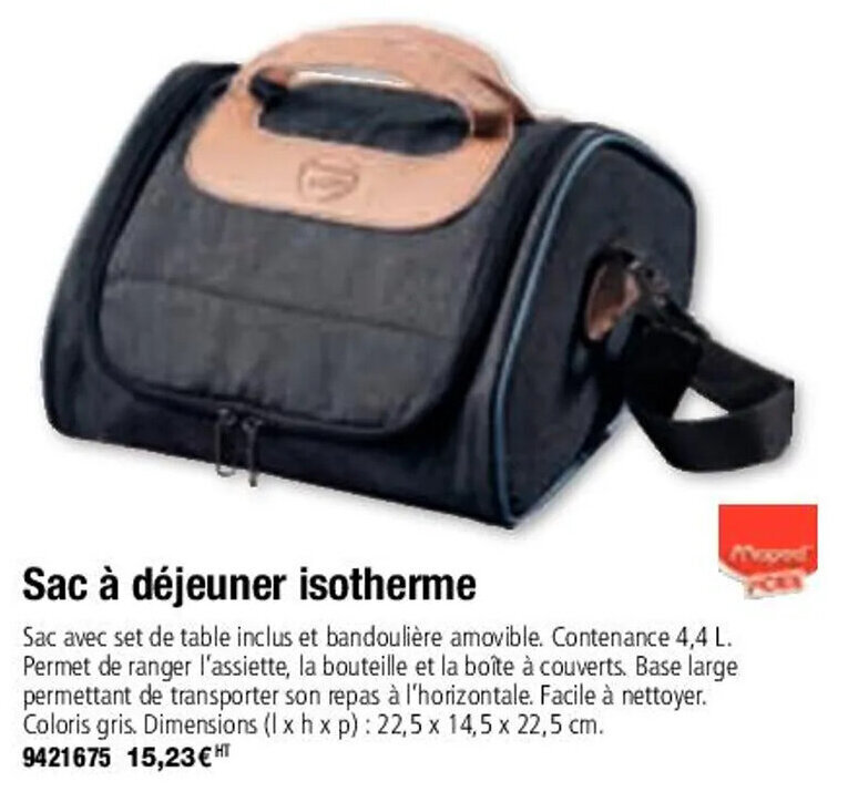 Plein ciel Sac à déjeuner isotherme offre
