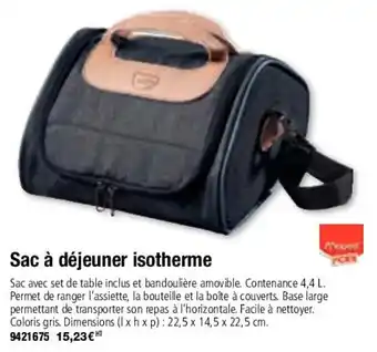 Plein ciel Sac à déjeuner isotherme offre