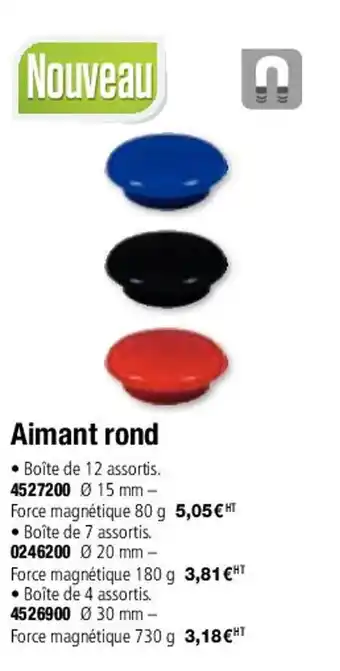Aimant rond