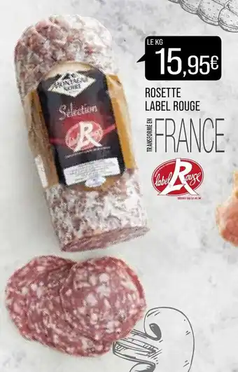 Match Rosettes Label Rouge offre