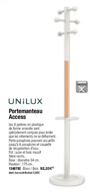 Portemanteau access