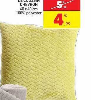 Stokomani Le coussin chevron offre