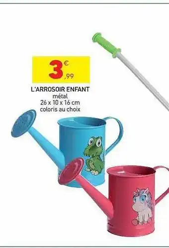 Stokomani L'arrosoir enfant offre