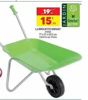 Stokomani La brouette enfant offre