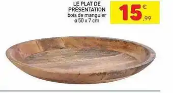 Stokomani Le plat de présentation offre
