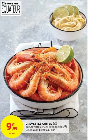 Intermarché Hyper Crevettes cuites offre