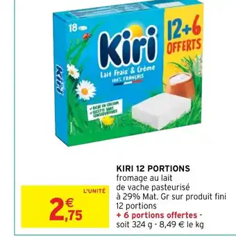 Intermarché Hyper Kiri 12 Portions offre