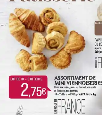 Match Assortiment de Mini Viennoiseries offre
