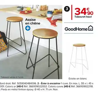 Tabouret Haut