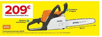 Castorama Tronçonneuse Thermique MS170 offre