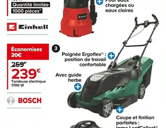 Castorama Tondeuse Electrique 1700w offre