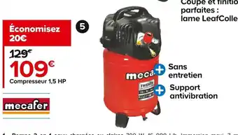 Castorama Compresseur 1,5HP offre
