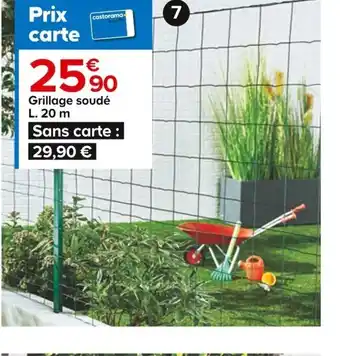 Castorama Grillage Soude offre