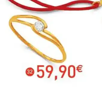 E.Leclerc Bijoux Bague Oxyde de zirconium Taille offre
