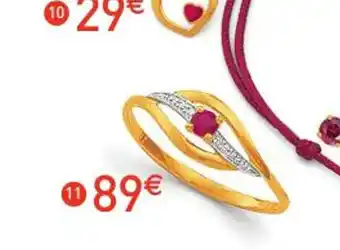 E.Leclerc Bijoux Bague Rubis Taille offre