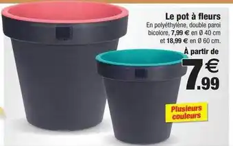 Le pot à fleurs