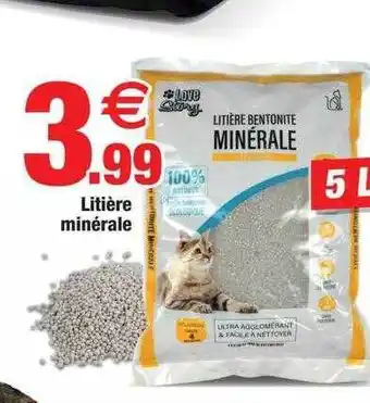 Bazarland Litière minérale offre