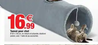 Bazarland Tunnel pour chat offre