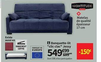 Conforama Banquette-lit offre