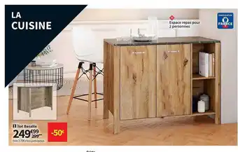 Conforama Îlot basalte offre