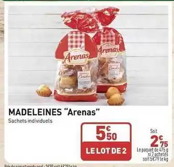 Grand Frais Madeleines offre