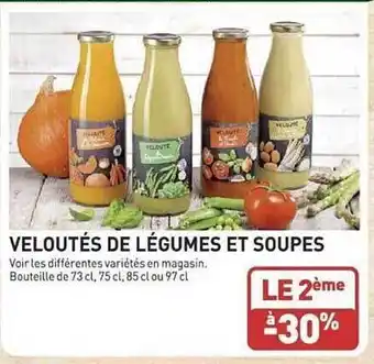 Veloutés de légumes et soupes
