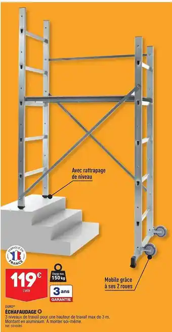 ALDI Échafaudage duro offre