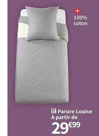 Conforama Parure louise offre