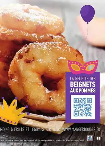 ALDI Beignets aux pommes offre