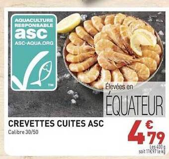 Crevettes cuites asc