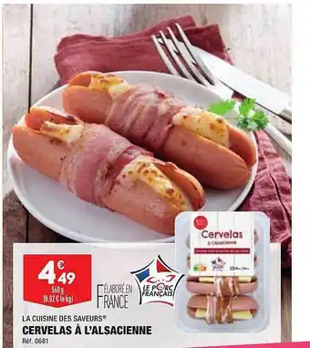 ALDI Cervelas à l'alsacienne la cuisine des saveurs offre