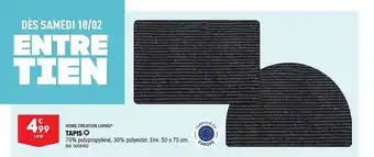 ALDI Tapis home création living offre