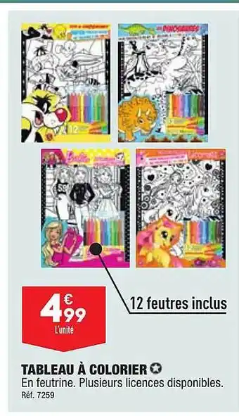 ALDI Tableau à colorier offre