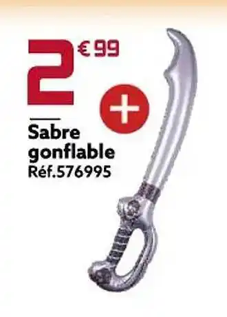 Gifi Sabre gonflable offre